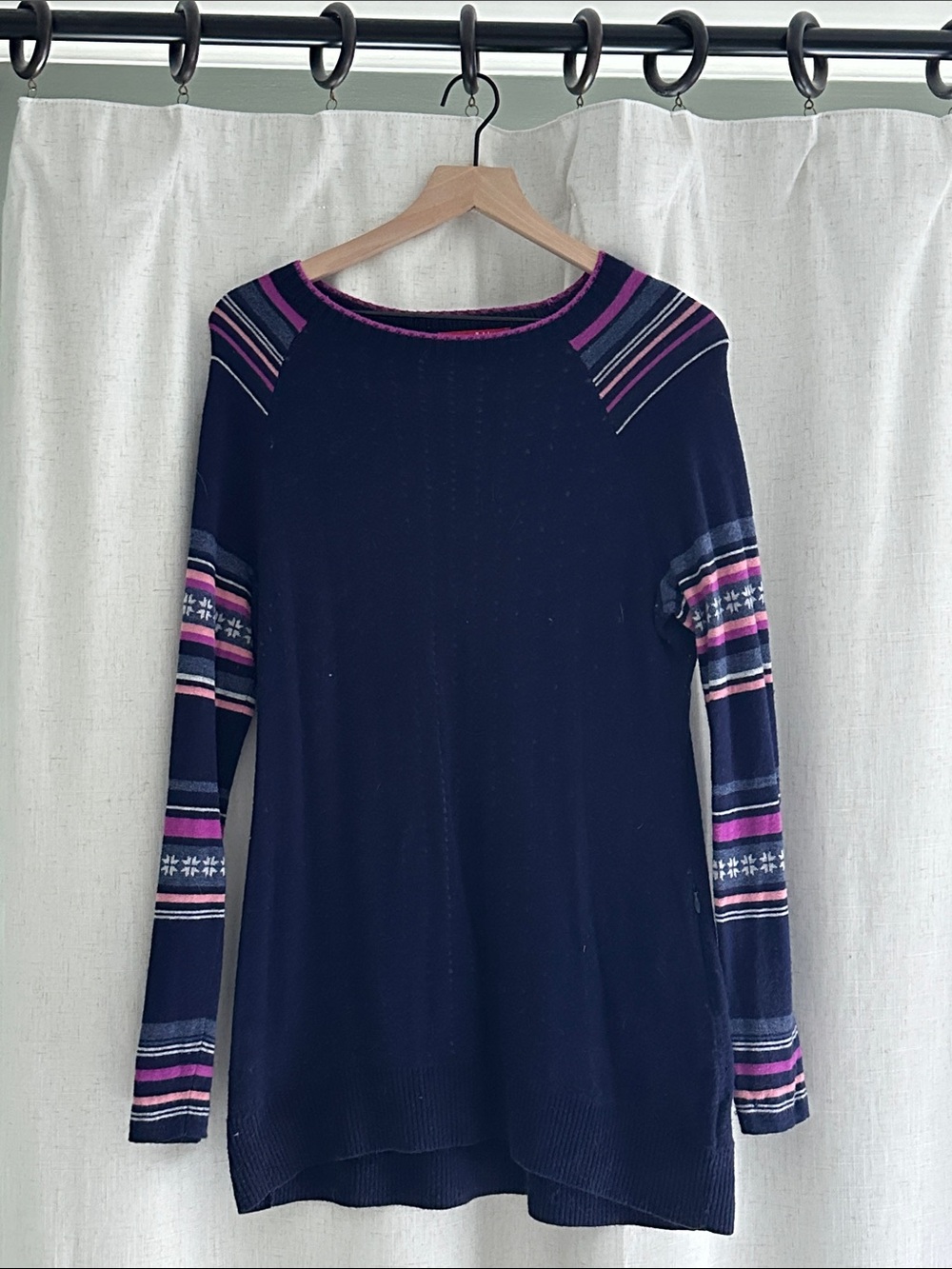 Krimson Klover Merino Blend Nordic Stripe Sweater Womens Medium